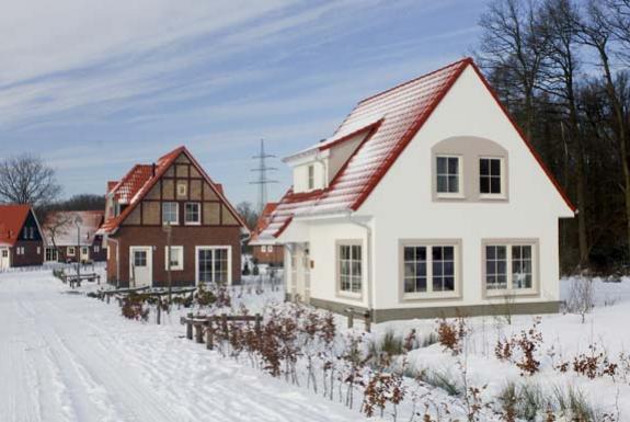 Besneeuwde accomomdaties | Ferienresort Bad Bentheim